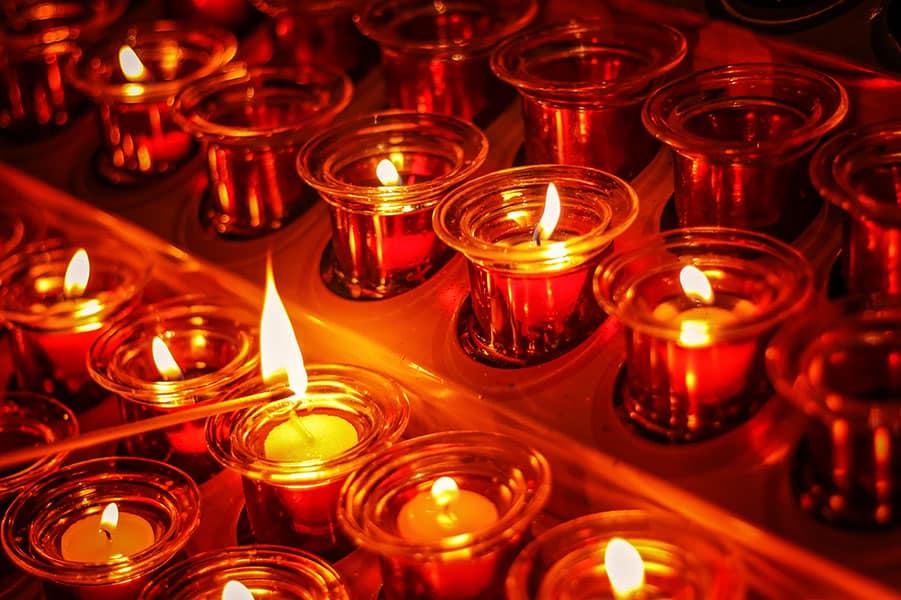 catholic candle memorial traditions