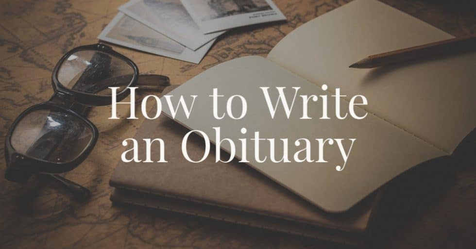 How To Write An Obituary - Cremation, Funeral Pre-planning - Raleigh ...