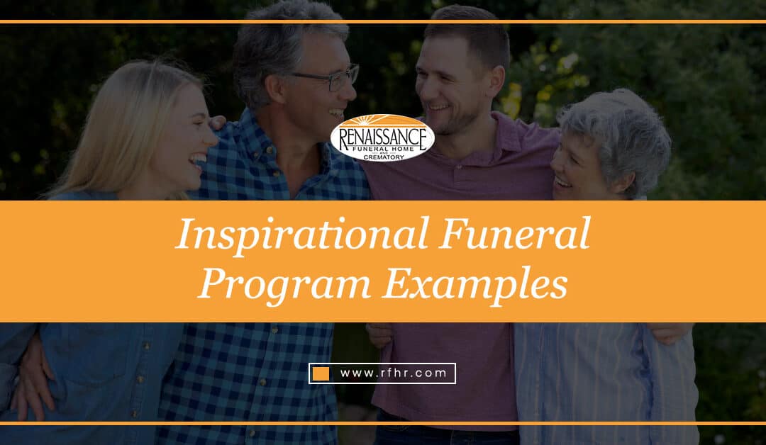 Inspirational Funeral Program Examples