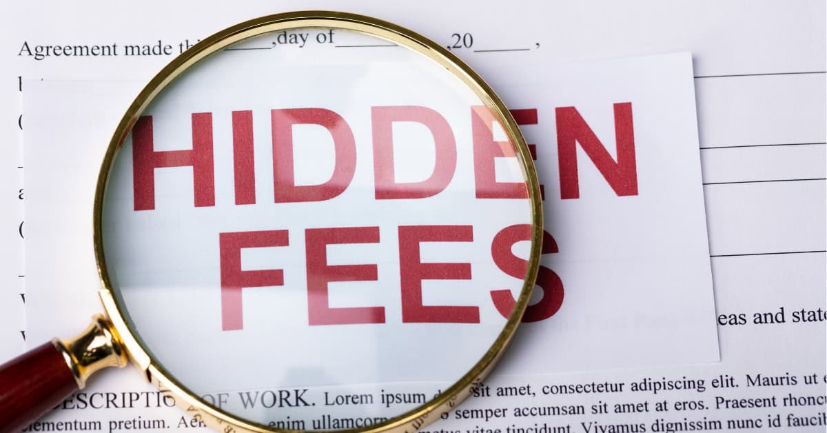 hidden fees