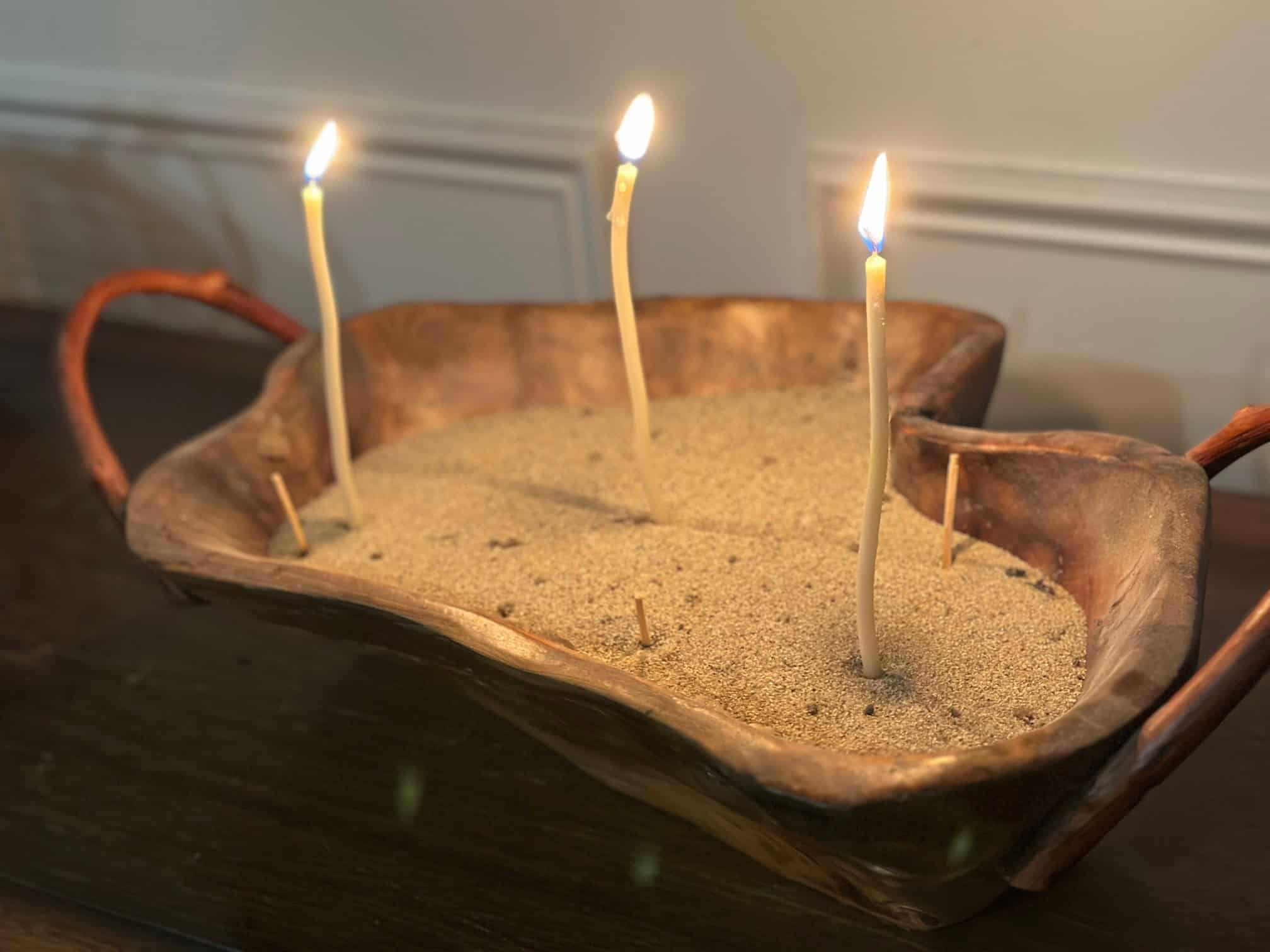 candles witness cremation